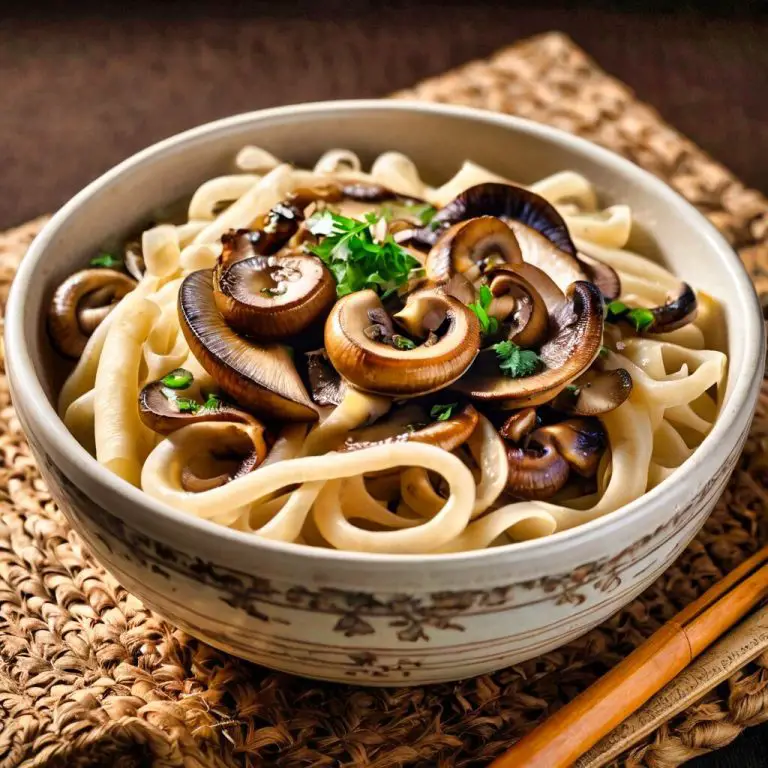 Mushroom Beshbarmak