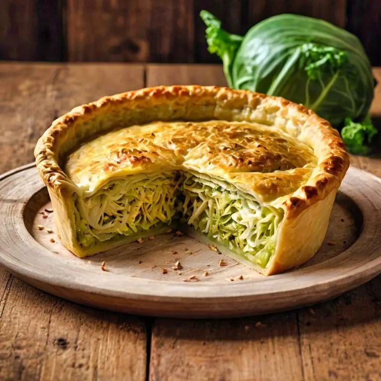Tajikistan Cabbage Pie