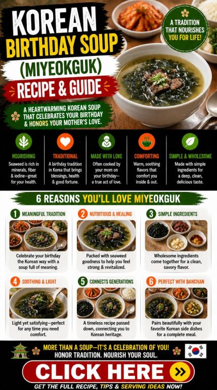 Korean Birthday Soup (Miyeokguk)