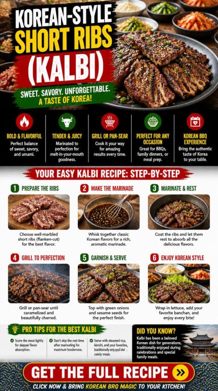 Korean-Style Short Ribs (Kalbi)
