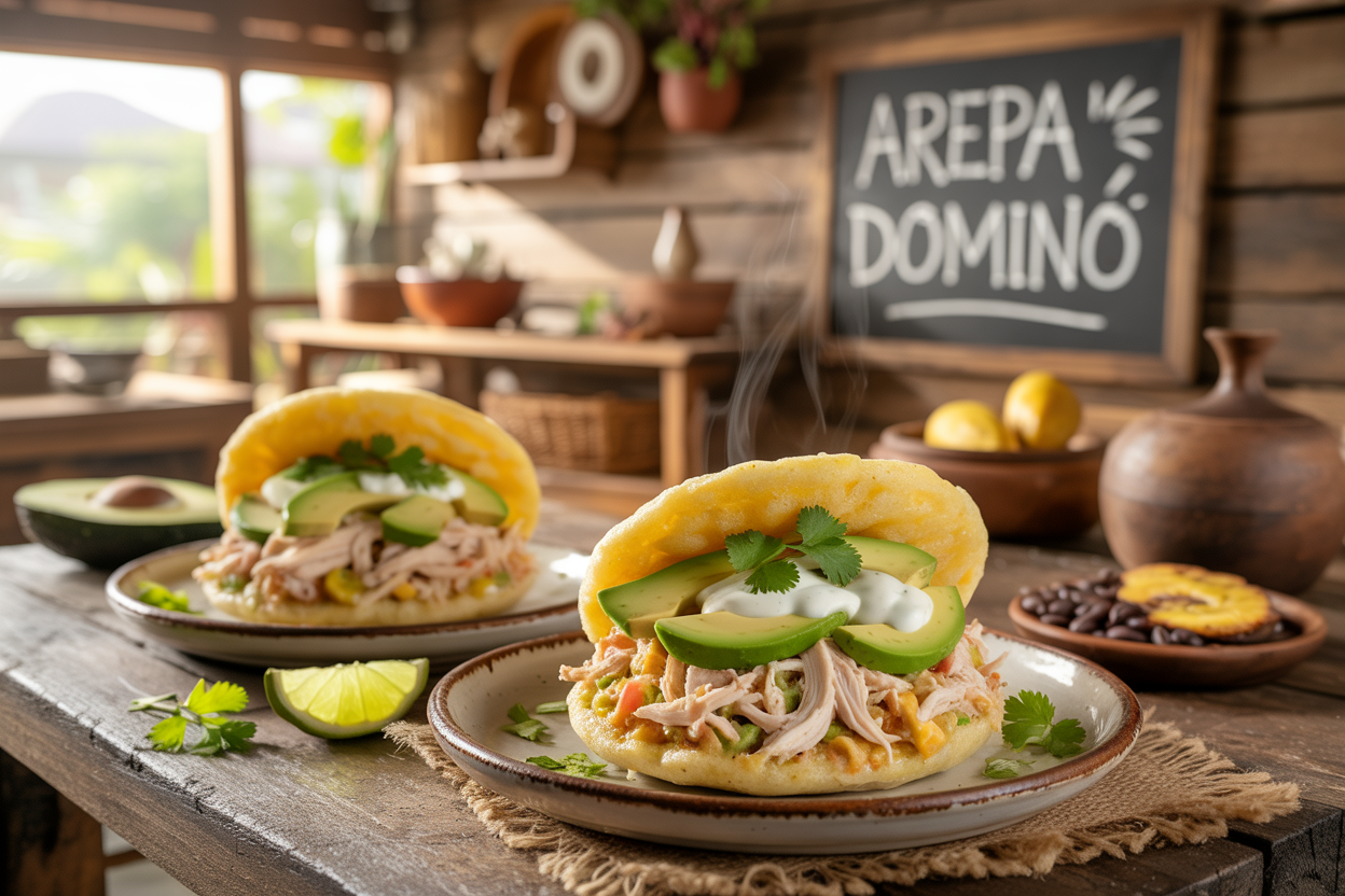 Arepas with Chicken and Avocados