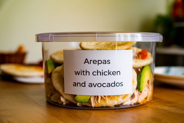 Arepas with Chicken and Avocados Storage Tips