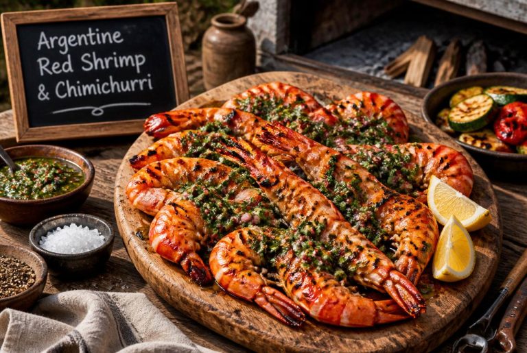 Argentine Red Shrimp and Chimichurri Recipe