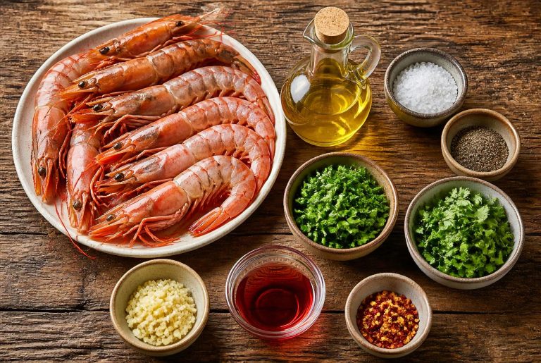 Argentine Red Shrimp and Chimichurri Recipe - Ingredients