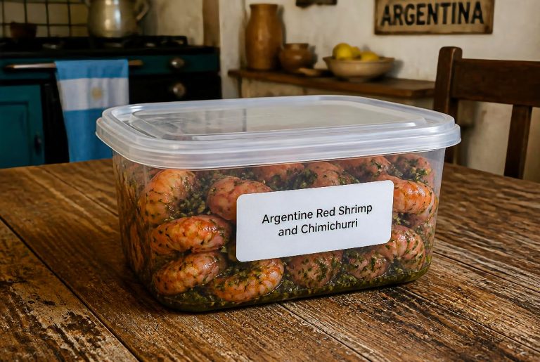 Argentine Red Shrimp and Chimichurri Recipe - Storage
