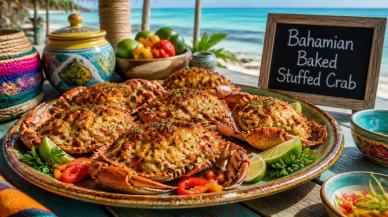 Bahamian Baked Stuffed Crab