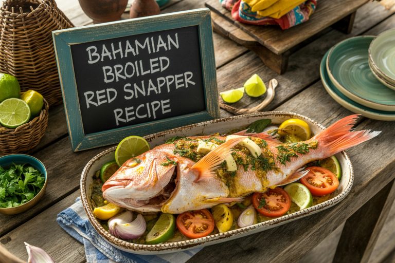 Bahamian Broiled Red Snapper Recipe