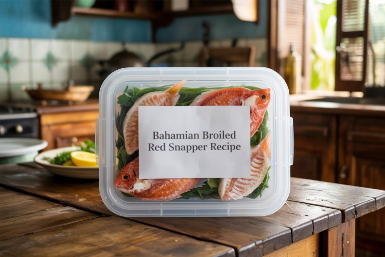 Bahamian Broiled Red Snapper Recipe Storage Tips