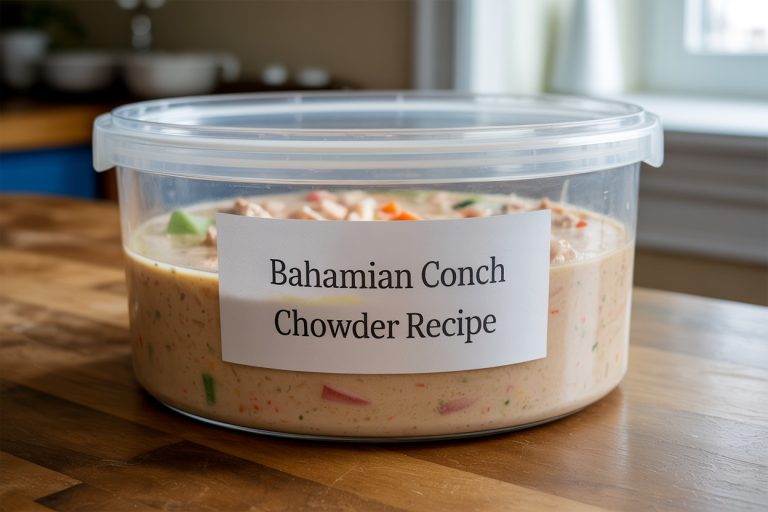 Bahamian Conch Chowder Recipe Storage Tips