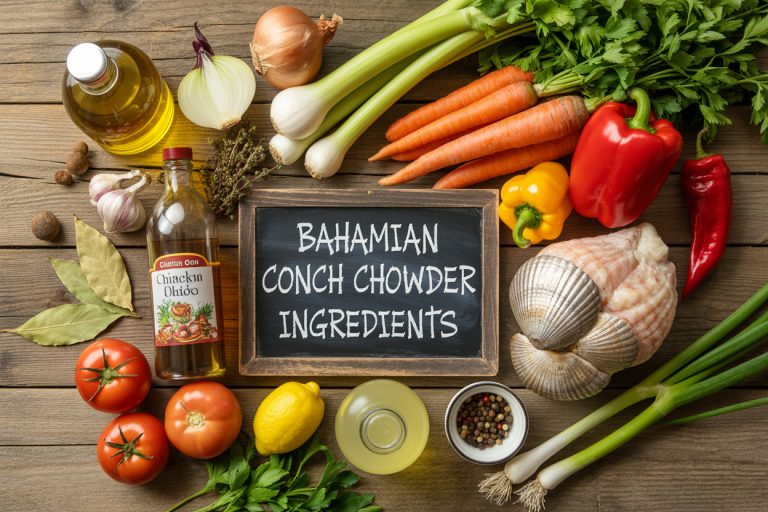 Bahamian Conch Chowder Recipe Ingredients