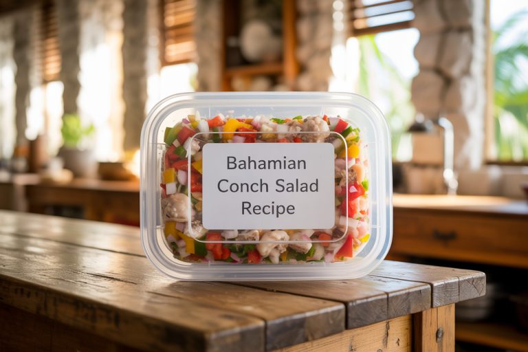 Bahamian Conch Salad Recipe Storage Tips