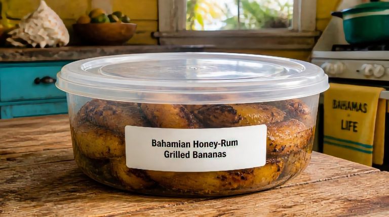 Bahamian Honey-Rum Grilled Bananas Storage Tips
