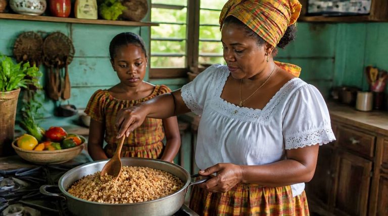 Bahamian Pigeon Peas and Rice Cooking Class