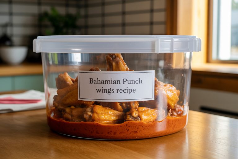 Bahamian Punch Wings Recipe Storage Tips