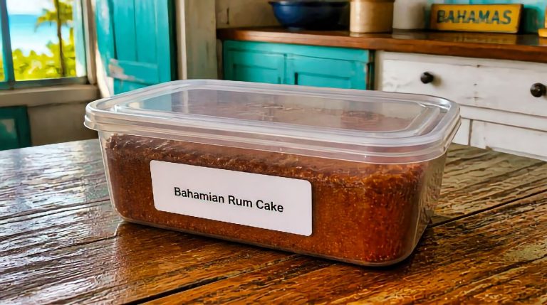 Bahamian Rum Cake Storage Tips