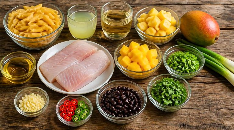 Bahamian Seared Mahi-Mahi Ingredients