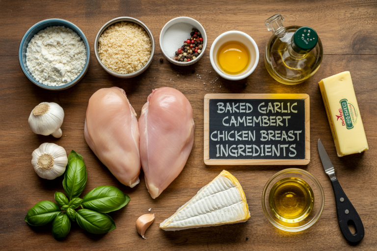Baked Garlic Camembert Chicken Breast Ingredients