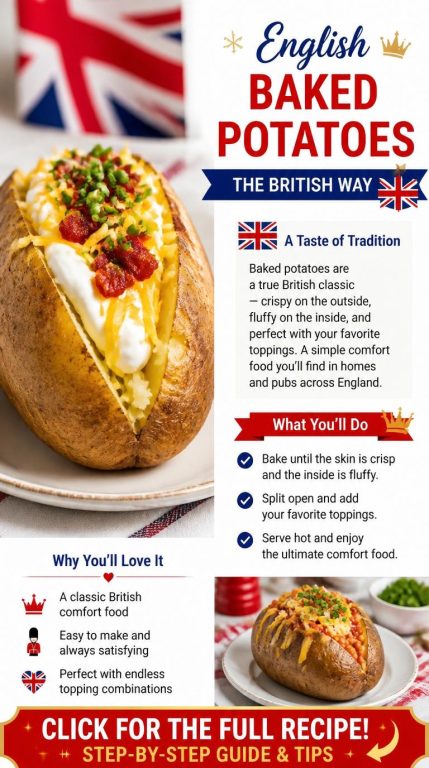 Baked Potatoes Recipe the British Way 