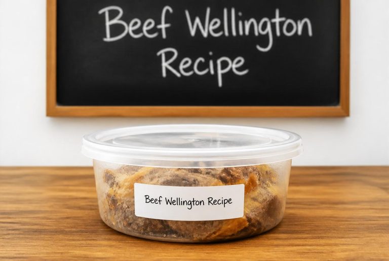 Beef Wellington Recipe Storage TIps