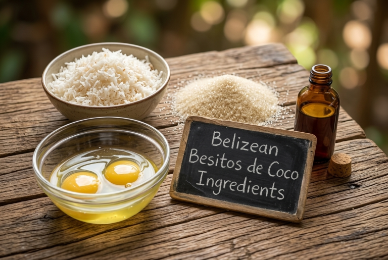 Belizean Besitos de Coco Ingredients