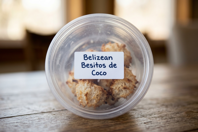 Belizean Besitos de Coco Storage Tips