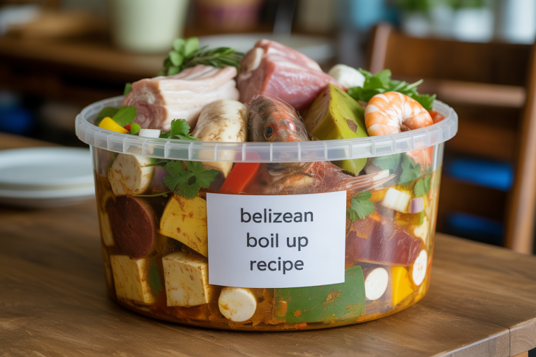 Belizean Boil Up Recipe Storage TIps