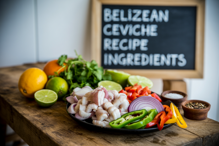 Belizean Ceviche Recipe Ingredients