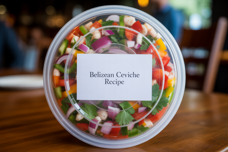 Belizean Ceviche Recipe Storage Tips