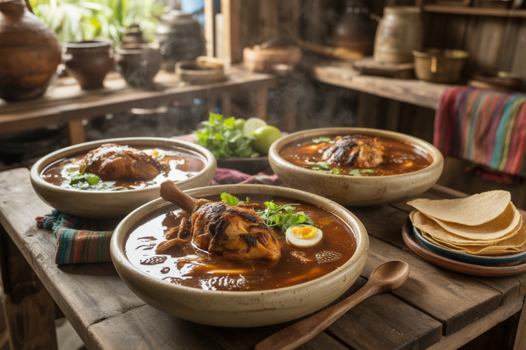 Belizean Chilmole with Chicken Recipe