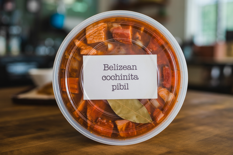 Belizean Cochinita Pibil Recipe Storage
