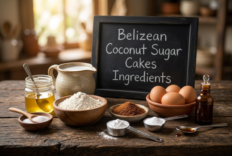 Belizean Coconut Sugar Cakes Recipe Ingredients
