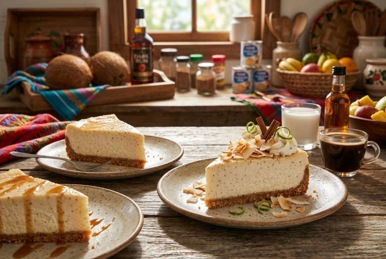 Belizean Coquito Cheesecake Recipe