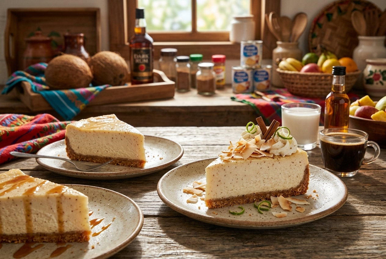 Belizean Coquito Cheesecake Recipe