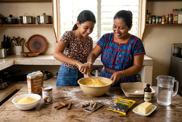 Belizean Cornmeal Pudding Cake Cooking Tips