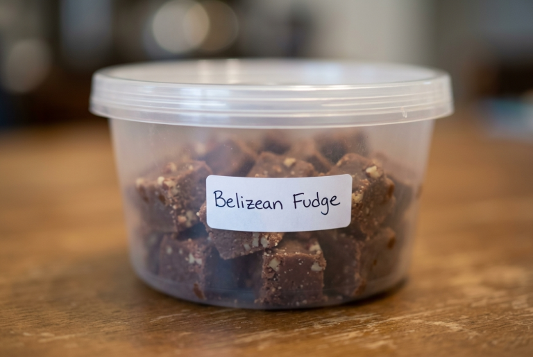 Belizean Fudge Recipe Storage