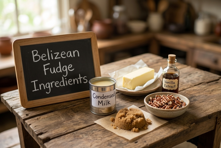 Belizean Fudge Recipe Ingredients