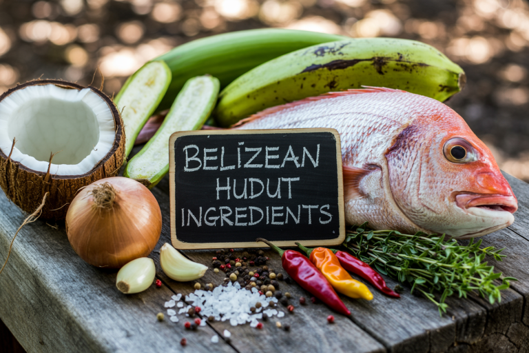 Belizean Hudut Recipe Ingredients