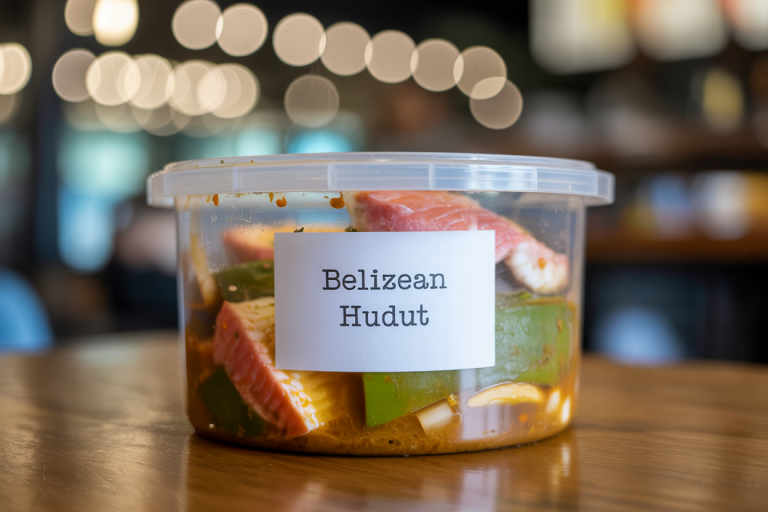Belizean Hudut Recipe Storage