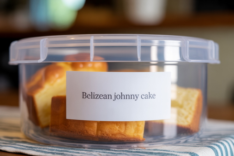 Belizean Johnny Cake Recipe Storage
