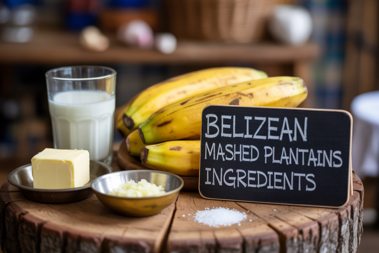 Belizean Mashed Plantains Recipe Ingredients