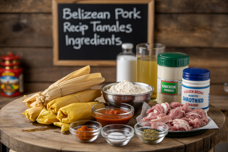 Belizean Pork Tamales Recipe Ingredients