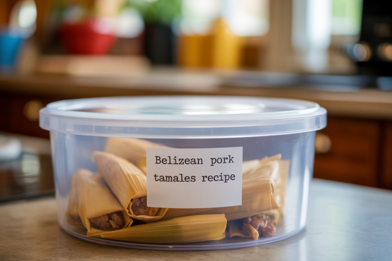 Belizean Pork Tamales Recipe Storage Tips