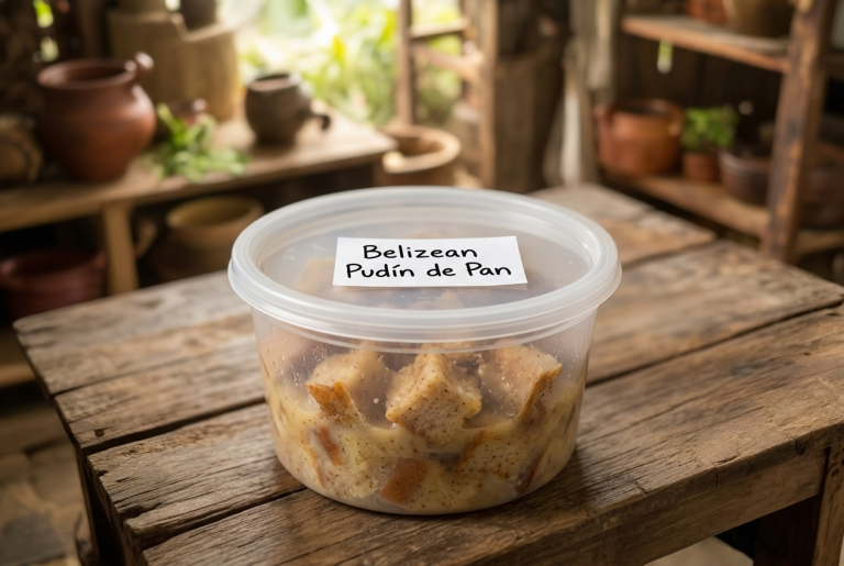 Belizean Pudín de Pan Recipe Storage