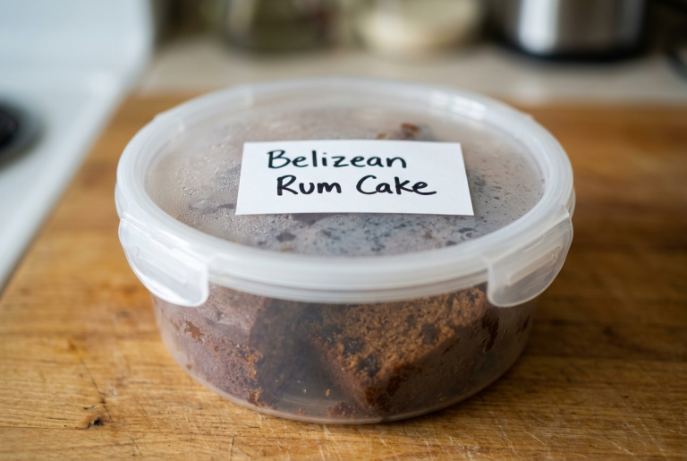 Belizean Rum Cake Recipe Storage Tips