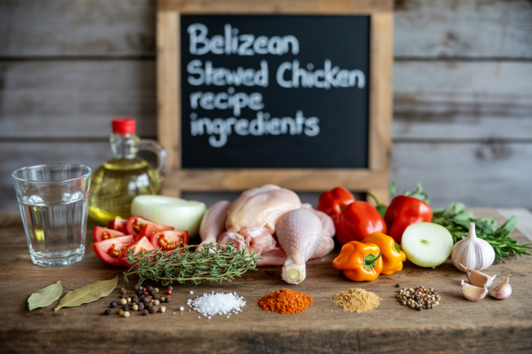 Belizean Stewed Chicken Recipe Ingredients