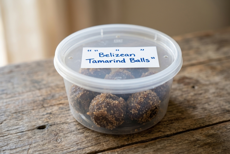 Belizean Tamarind Balls Storage