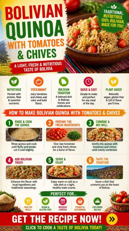 Bolivian Quinoa with Tomatoes and Chives Recipe