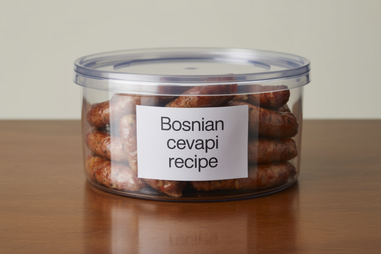 Bosnian Cevapi Recipe Recipe Storage TIps