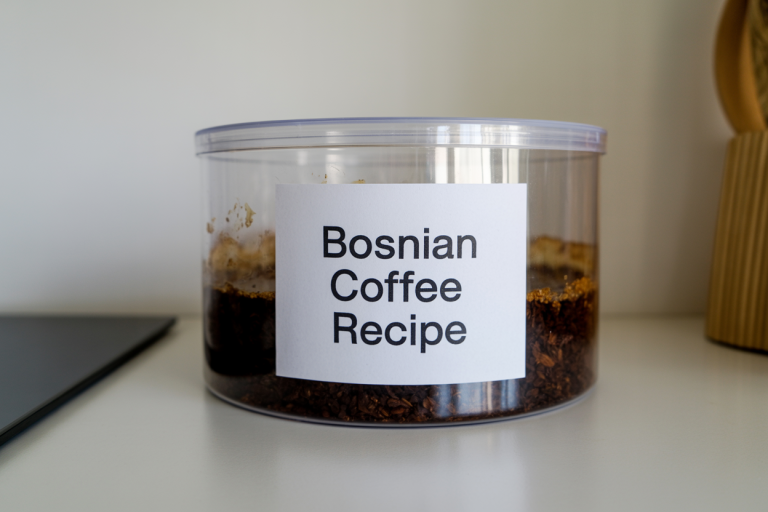 Bosnian Coffee Recipe Sttorage TIps