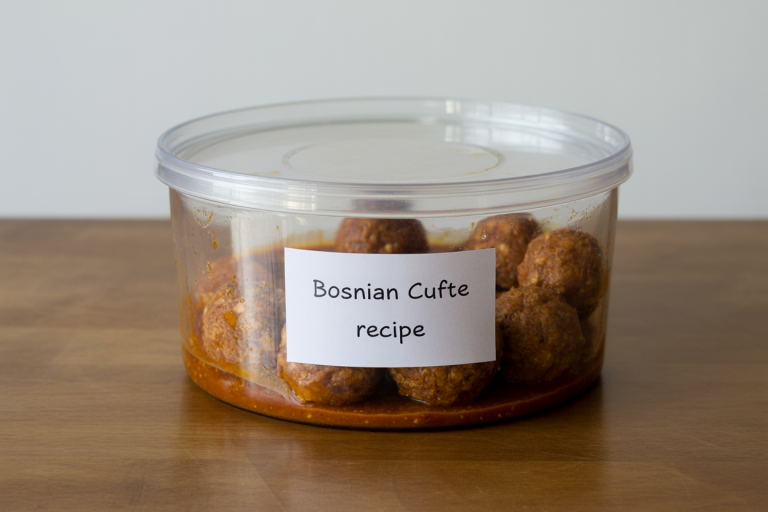 Bosnian Cufte Recipe Storage Tips